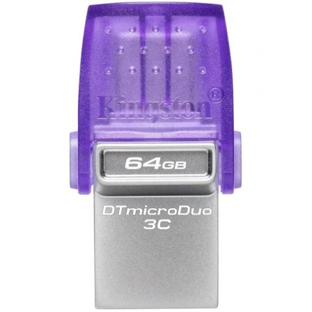 Kingston DataTraveler microDuo 3C 64 GB USB Type-C y Type-A Kingston DataTraveler microDuo 3C 64 GB USB Type-C y Type-A